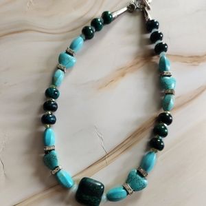 Vintage Natural Stone Necklace